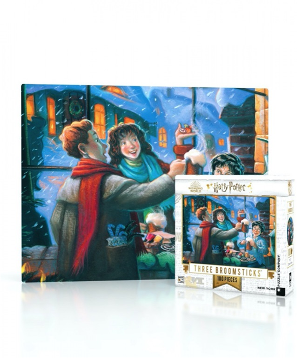 Product image 1 of New York Puzzle Company Puzzel Mini Three Broomsticks - 100 stukjes