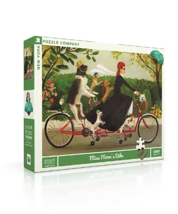 Product image 1 of New York Puzzle Company Puzzel Miss Moon's Bike - 1000 stukjes