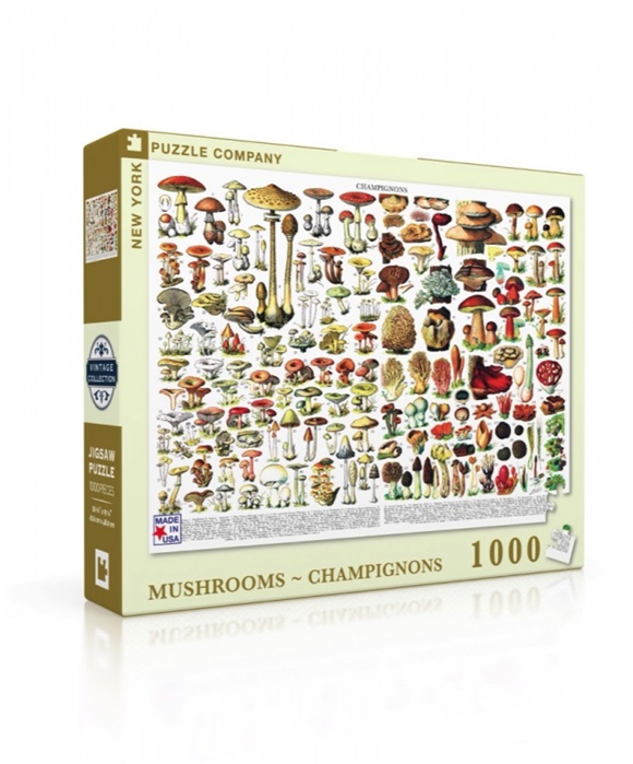 Product image 1 of New York Puzzle Company Puzzel Mushrooms ~ Champignons - 1000 stukjes