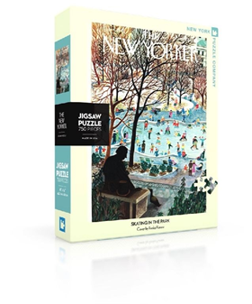 Afbeelding van New York Puzzle Company Puzzel Skating in the Park - 750 stukjes