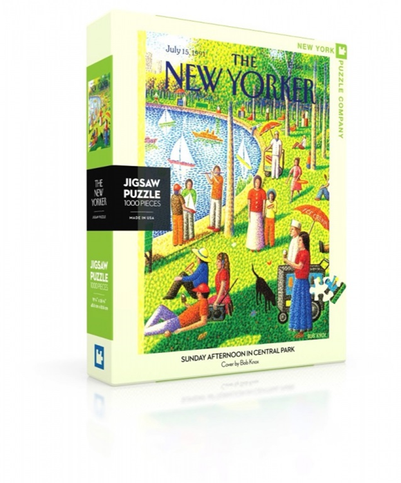 Product image 1 of New York Puzzle Company Puzzel Sunday Afternoon in Central Park - 1000 stukjes