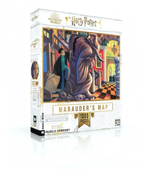 Afbeelding van New York Puzzle Company Puzzel The Marauder's Map - 1000 stukjes