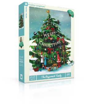 Afbeelding van New York Puzzle Company Puzzel The Peppermint Family - 1000 stukjes
