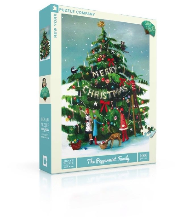 Product image 1 of New York Puzzle Company Puzzel The Peppermint Family - 1000 stukjes