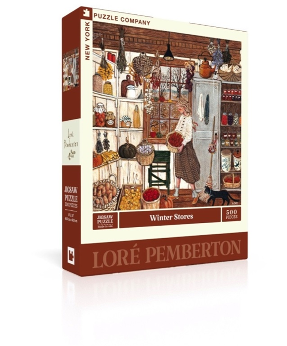 Product image 1 of New York Puzzle Company Puzzel Winter Stores - 500 stukjes