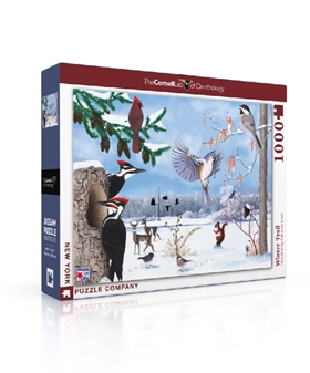 Afbeelding van New York Puzzle Company Puzzel Winter Trail - 1000 stukjes
