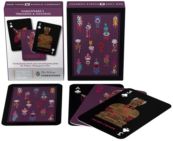 Product image 1 of New York Puzzle Company Shakespeare Cards - Tragedies & History