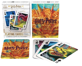 Afbeelding van New York Puzzle Company Speelkaarten Harry Potter Beasts