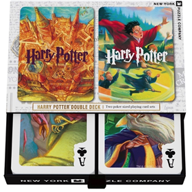 Afbeelding van New York Puzzle Company Speelkaarten Harry Potter Double Deck