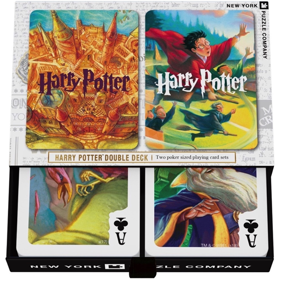 Product image 1 of New York Puzzle Company Speelkaarten Harry Potter Double Deck