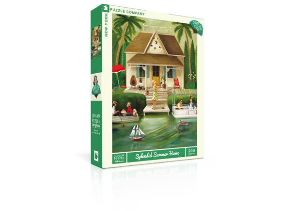 Product image 1 of New York Puzzle Company Splendid Summer Home - 500 pieces