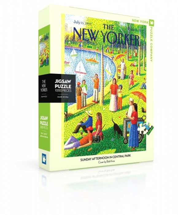 Product image 1 of New York Puzzle Company Sunday Afternoon in Central Park - 1000 pieces