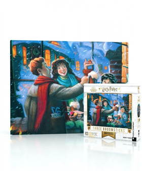 Image of New York Puzzle Company Three Broomsticks - Mini 100 pieces