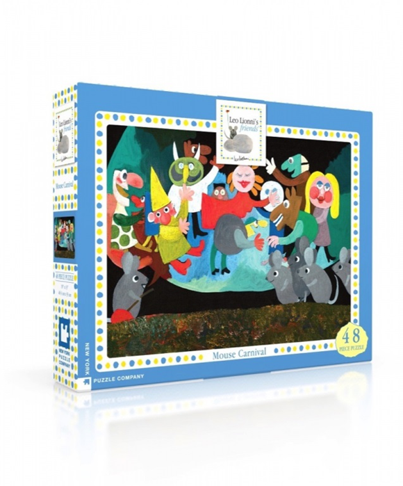 Product image 1 of New York Puzzle Company Vloerpuzzel Mouse Carnival - 48 stukjes