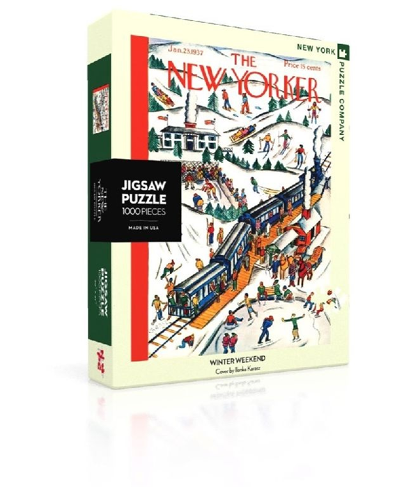 Product image 1 of New York Puzzle Company Winter Weekend - 1000 pieces