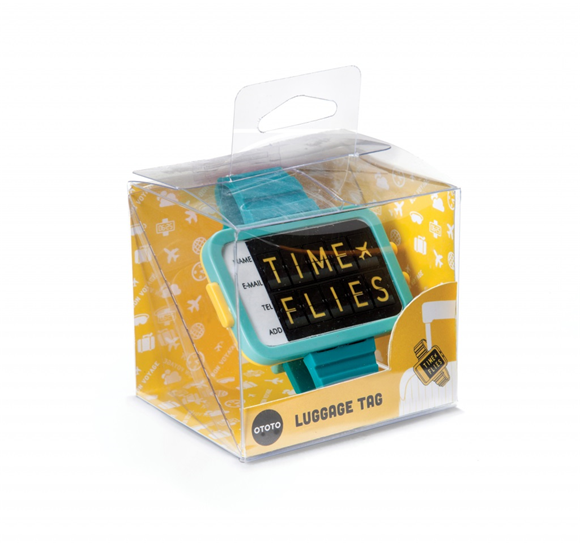 Product image 1 of Ototo Kofferlabel Time Flies - Turquoise