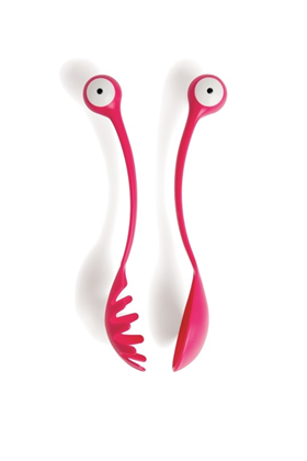 Afbeelding van Ototo Pasta & opscheplepel Pasta Monsters - Roze