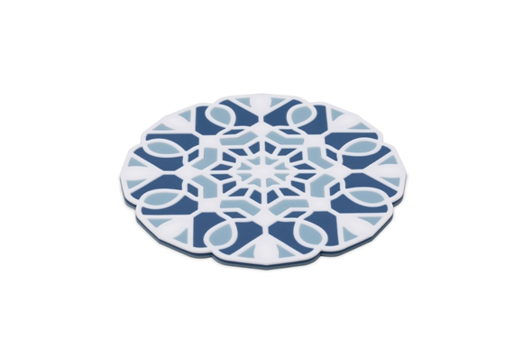 Product image 1 of Peleg Design Onderzetter TriveTile set van 3 - Blauw