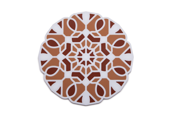 Product image 1 of Peleg Design Onderzetter TriveTile set van 3 - Bruin