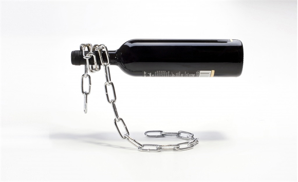 Product image 1 of Peleg Design Wijnfleshouder Drink Up - Chain