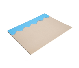 Afbeelding van Printworks Bureau Onderlegger - Beige/Blauw