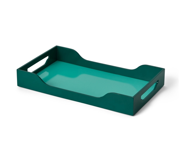 Product image 1 of Printworks Dienblad L gelakt - Turquoise/Groen