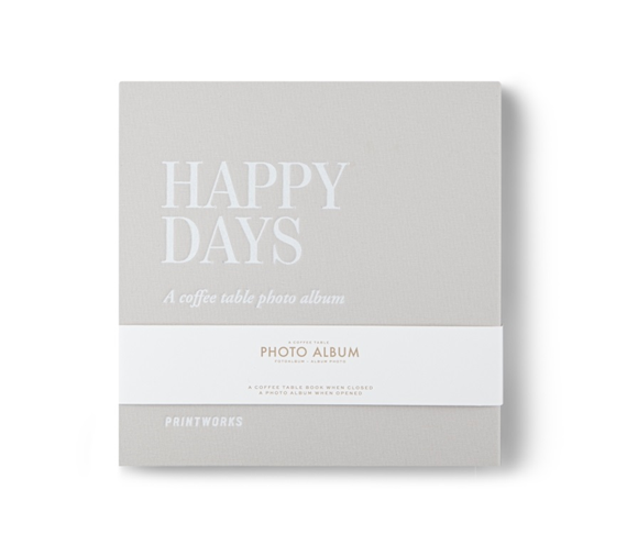 Product image 1 of Printworks Fotoalbum S - Happy Days - Grijs