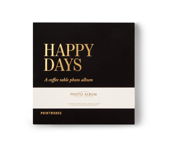 Product image 1 of Printworks Fotoalbum S - Happy Days - Zwart