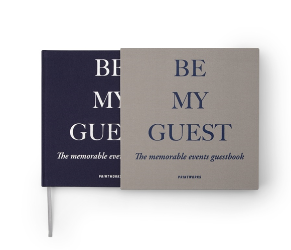 Product image 1 of Printworks Gastenboek - Grijs/Blauw