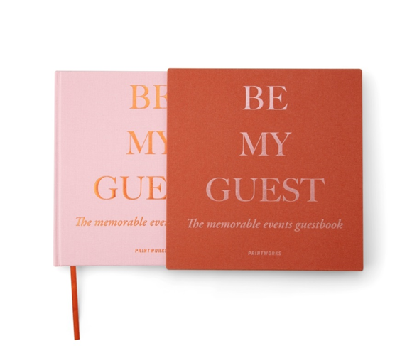 Product image 1 of Printworks Gastenboek - Oranje/Roze