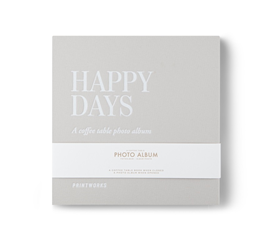 Image of Printworks Photo Album - Happy Days S - Grey