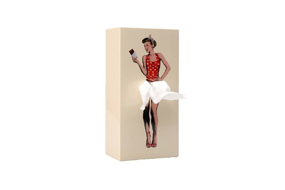 Product image 1 of Spextrum Tissue Up Girl Tissuehouder - Beige