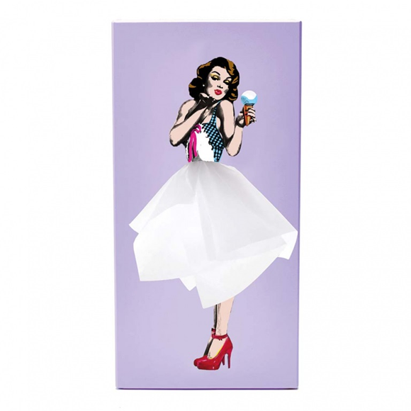 Product image 1 of Spextrum Tissuehouder Tissue Up Girl - Paars