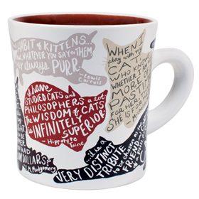 Image of UPG Mug - Literary Cat