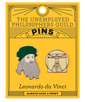 Image of UPG Pins - Leonardo and Vetruvian Man