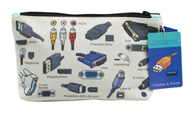 Image of UPG Zipper Bag - Cables & Ports