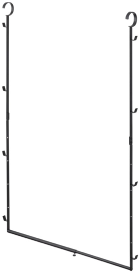 Image of Yamazaki 2-Tiered extendable closet rack - Smart - Black