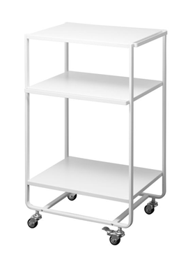 Image of Yamazaki 3-tiered kitchen wagon - Tower - White