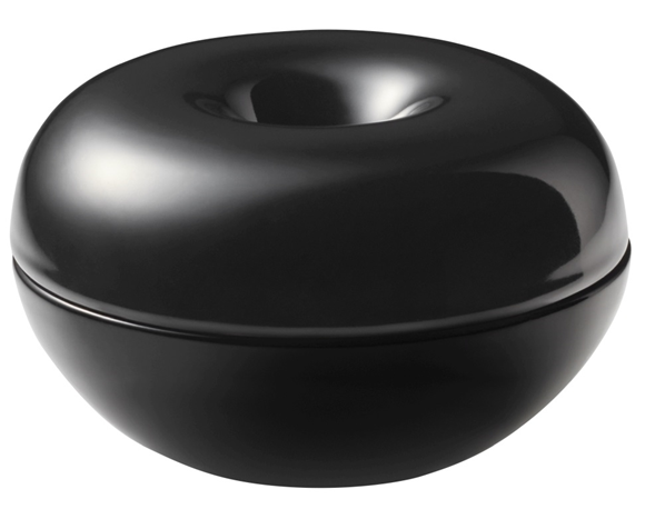 Product image 1 of Yamazaki Ceramic air freshener bowl - Tower - Black