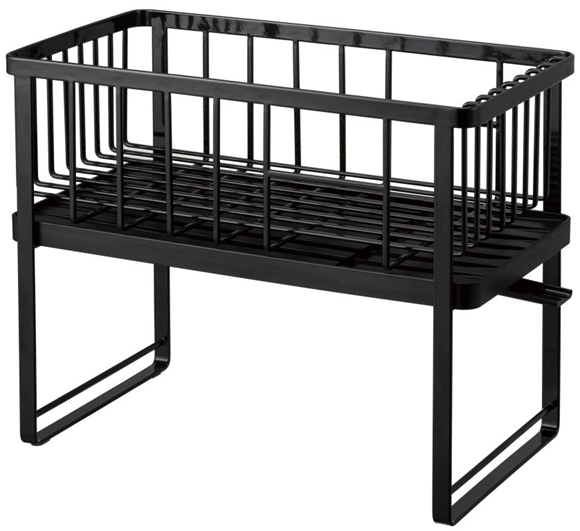 Product image 1 of Yamazaki Dish drainer rack 2 levels - Tower - black