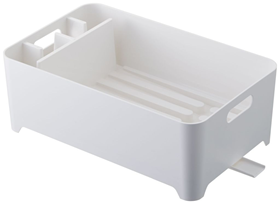 Image of Yamazaki Dish Drainer - Tower - white