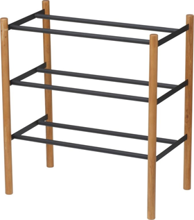 Image of Yamazaki Expand. Shoe Rack - Plain - black