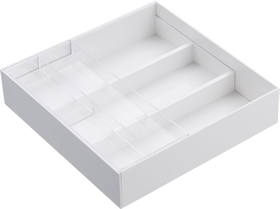 Image of Yamazaki Extendable Drawer Organizer with Slide - Tower - White