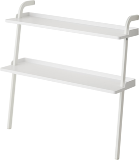 Image of Yamazaki Kids leaning shoe rack - Frame - White