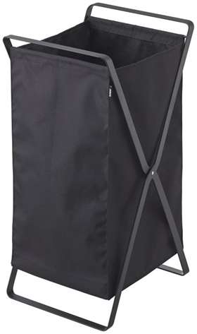 Image of Yamazaki Laundry Basket - Tower - black