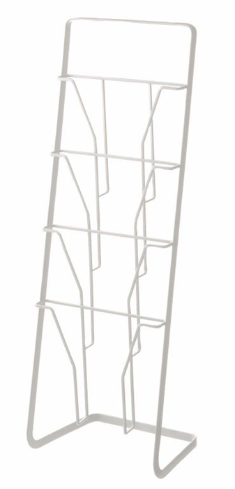 Product image 1 of Yamazaki Magazine stand 4 folders - Tower - white