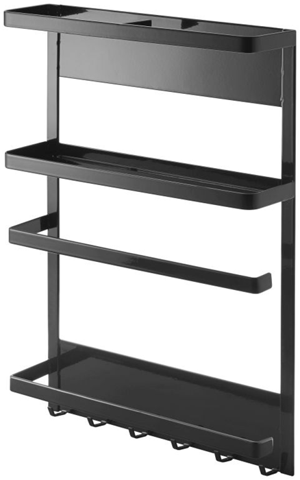 Product image 1 of Yamazaki Magnetic refrigerator side rack - Tower - black