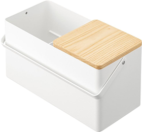 Image of Yamazaki Make-up Box - Tower - White