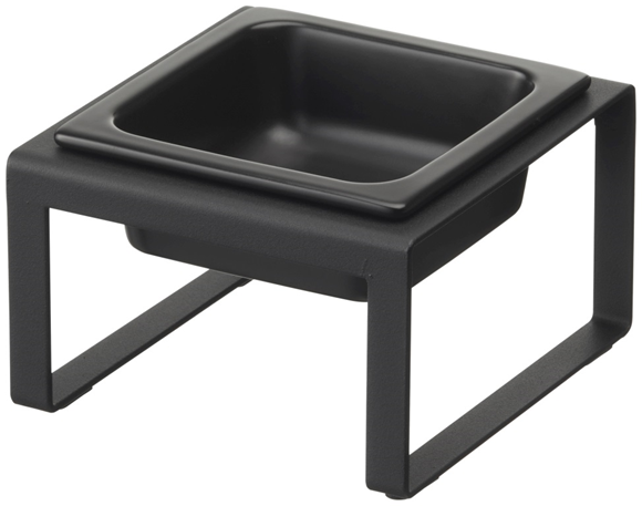 Product image 1 of Yamazaki Pet food bowl stand single - Tower - Black