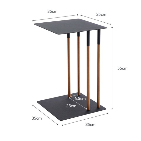 Product image 1 of Yamazaki Plain Bijzettafel - Zwart